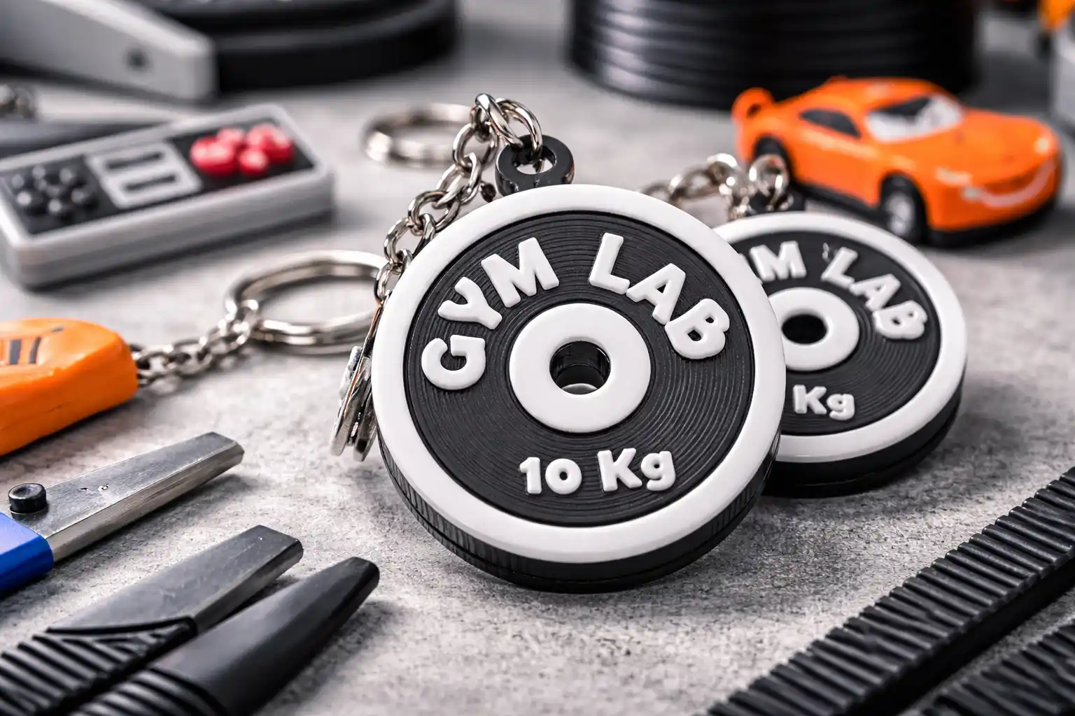Foto di gadget personalizzati stampati in 3D